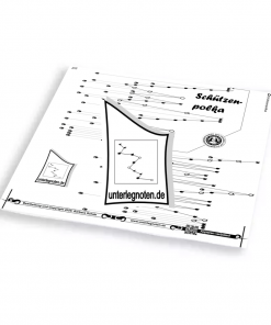 Schützenpolka Unterlegnote für Tischharfe, Veeh-Harfe, Harmonieharfe und Zauberharfe