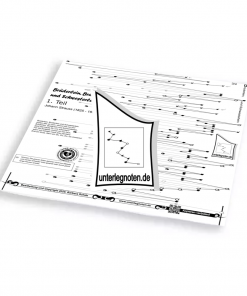 Brüderlein, Brüderlein und Schwesterlein, Strauß, 1. Teil Unterlegnote für Tischharfe, Veeh-Harfe, Harmonieharfe und Zauberharfe