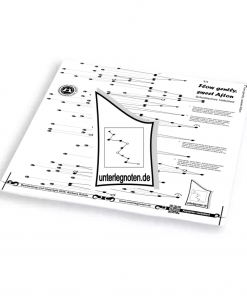 Flow gently, sweet Afton Unterlegnote für Tischharfe, Veeh-Harfe, Harmonieharfe und Zauberharfe