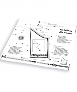 Es blühen die Maien bei kalter Winterszeit Unterlegnote für Tischharfe, Veeh-Harfe, Harmonieharfe und Zauberharfe