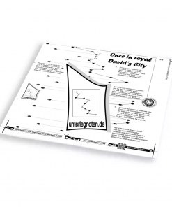 Once in royal David's City Unterlegnote für Tischharfe, Veeh-Harfe, Harmonieharfe und Zauberharfe