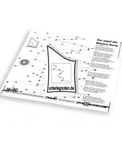 See amid the Winter's Snow Unterlegnote für Tischharfe, Veeh-Harfe, Harmonieharfe und Zauberharfe