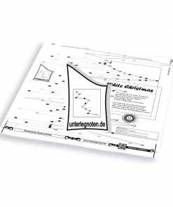 White Christmas (I'm Dreaming Of A White Christmas) Unterlegnote für Tischharfe, Veeh-Harfe, Harmonieharfe und Zauberharfe