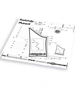 Radetzky-Marsch, Johann Strauß Vater Unterlegnote für Tischharfe, Veeh-Harfe, Harmonieharfe und Zauberharfe