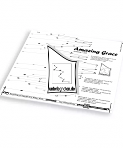 Amazing Grace ("Ein schöner Tag"), anspruchsvoll Unterlegnote für Tischharfe, Veeh-Harfe, Harmonieharfe und Zauberharfe