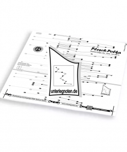 Plesch-Polka Unterlegnote für Tischharfe, Veeh-Harfe, Harmonieharfe und Zauberharfe
