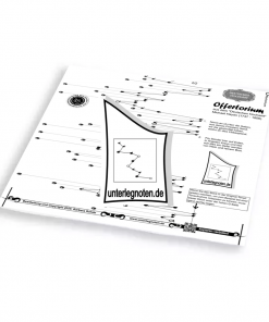 Deutsche Messe, M. Haydn, 5 Offertorium Unterlegnote für Tischharfe, Veeh-Harfe, Harmonieharfe und Zauberharfe