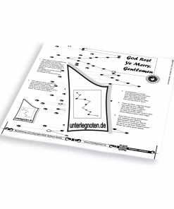 God Rest Ye Merry Gentlemen, England Unterlegnote für Tischharfe, Veeh-Harfe, Harmonieharfe und Zauberharfe