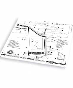 Er weidet seine Herde, Händel Unterlegnote für Tischharfe, Veeh-Harfe, Harmonieharfe und Zauberharfe
