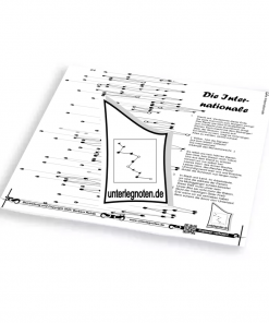 Die Internationale Unterlegnote für Tischharfe, Veeh-Harfe, Harmonieharfe und Zauberharfe