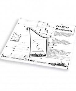 The Little Drummerboy (Der kleine Trommeljunge / Pa ram pam pam pam) Unterlegnote für Tischharfe, Veeh-Harfe, Harmonieharfe und Zauberharfe