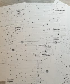 Noten für Tischharfe mit 37 Saiten