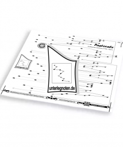 Pastorale, Lasceux Unterlegnote für Tischharfe, Veeh-Harfe, Harmonieharfe und Zauberharfe