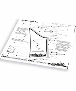 A Virgin most pure, England Unterlegnote für Tischharfe, Veeh-Harfe, Harmonieharfe und Zauberharfe