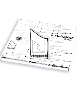's Mailüfterl, Walzer Unterlegnote für Tischharfe, Veeh-Harfe, Harmonieharfe und Zauberharfe