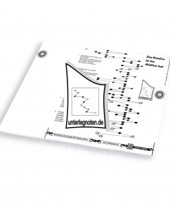 Das Wandern ist des Müllers Lust OHNE BEGLEITTÖNE Unterlegnote für Tischharfe, Veeh-Harfe, Harmonieharfe und Zauberharfe