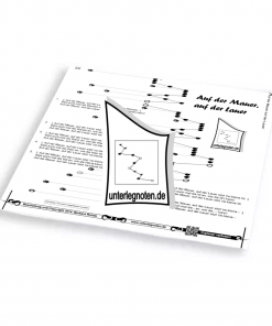 Auf der Mauer, auf der Lauer Unterlegnote für Tischharfe, Veeh-Harfe, Harmonieharfe und Zauberharfe