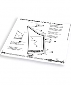 Das schönste Bleamal auf da Welt (s‘ Edelweiß) - OHNE BEGLEITTÖNE Unterlegnote für Tischharfe, Veeh-Harfe, Harmonieharfe und Zauberharfe