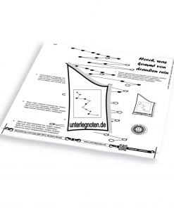 Horch, was kommt von draußen rein - OHNE BEGLEITTÖNE Unterlegnote für Tischharfe, Veeh-Harfe, Harmonieharfe und Zauberharfe
