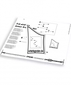 Ich steh an deiner Krippen hier (kath.) - OHNE BEGLEITTÖNE Unterlegnote für Tischharfe, Veeh-Harfe, Harmonieharfe und Zauberharfe
