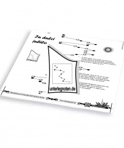 In dulci jubilo (Nun singet und seid froh) - OHNE BEGLEITTÖNE Unterlegnote für Tischharfe, Veeh-Harfe, Harmonieharfe und Zauberharfe