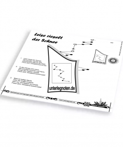 Leise rieselt der Schnee - OHNE BEGLEITTÖNE Unterlegnote für Tischharfe, Veeh-Harfe, Harmonieharfe und Zauberharfe