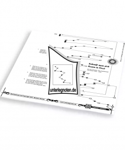 Schenkt man sich Rosen in Tirol, Zeller - OHNE BEGLEITTÖNE Unterlegnote für Tischharfe, Veeh-Harfe, Harmonieharfe und Zauberharfe