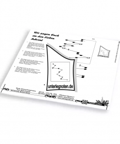 Wir sagen Euch an den lieben Advent - OHNE BEGLEITTÖNE Unterlegnote für Tischharfe, Veeh-Harfe, Harmonieharfe und Zauberharfe