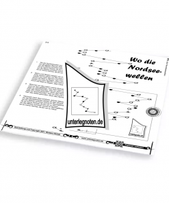 Wo die Nordseewellen schlagen an den Strand - OHNE BEGLEITTÖNE Unterlegnote für Tischharfe, Veeh-Harfe, Harmonieharfe und Zauberharfe
