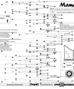 Mama, du sollst doch nicht um deinen Jungen weinen Unterlegnote für Tischharfe, Veeh-Harfe, Harmonieharfe und Zauberharfe
