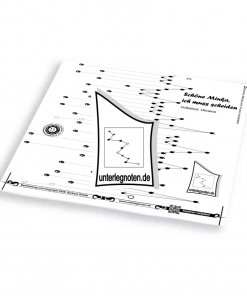 Schöne Minka, ich muss scheiden Unterlegnote für Tischharfe, Veeh-Harfe, Harmonieharfe und Zauberharfe