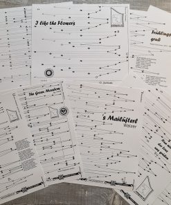 Frühlingsgruß Unterlegnoten