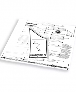 Unsre Wiesen grünen wieder, Mozart, anspruchsvoll Unterlegnote für Tischharfe, Veeh-Harfe, Harmonieharfe und Zauberharfe