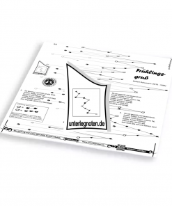 Frühlingsgruß, Schumann, anspruchsvoll Unterlegnote für Tischharfe, Veeh-Harfe, Harmonieharfe und Zauberharfe